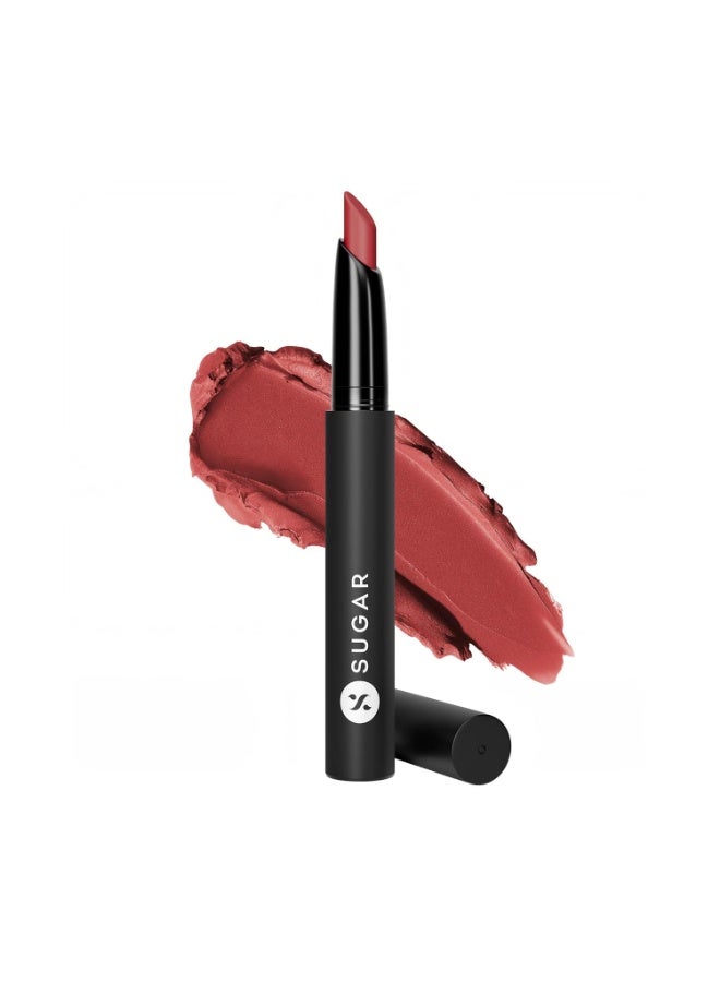 SUGAR Cosmetics Matte Attack Lipstick for Women | Transferproof & Smudgeproof | Lasts upto 12hrs | Enriched With Jojoba Oil | 2gm - The Peach Boys - Image 1